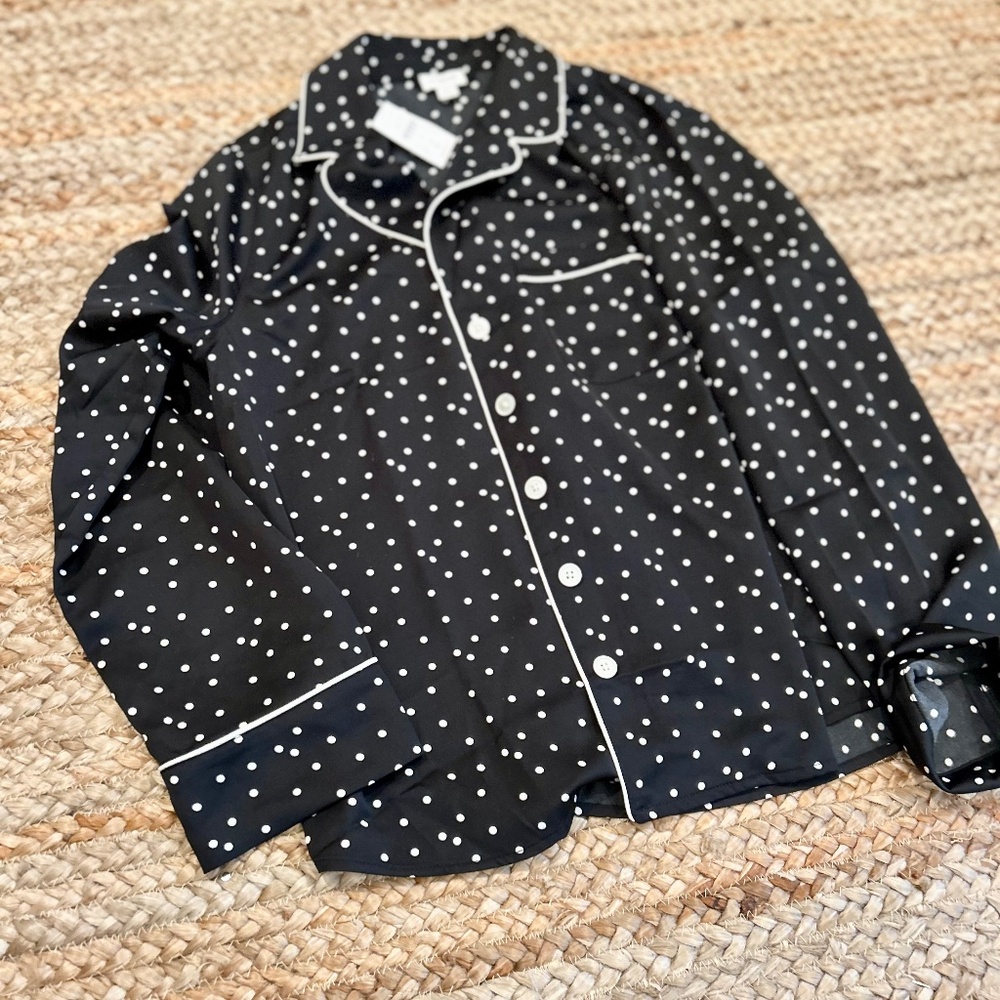 J. Crew Pajama style top SZ M NWT